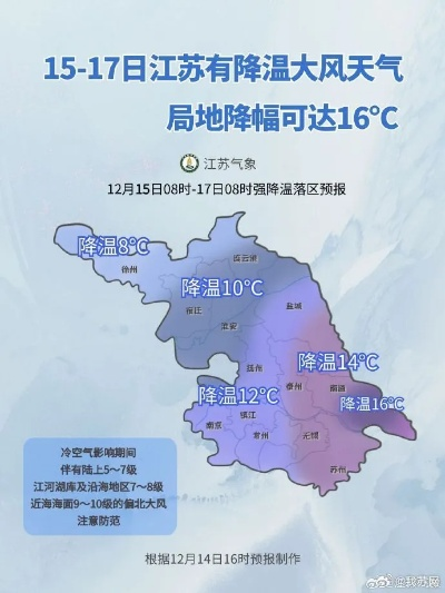 江苏降温最新消息，强冷空气来袭，全省迎来断崖式降温