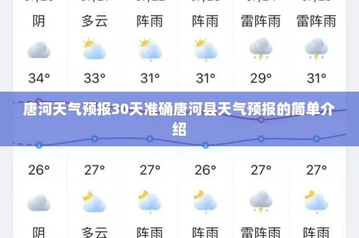 唐河15天天气预报，提前规划，从容应对天气变化
